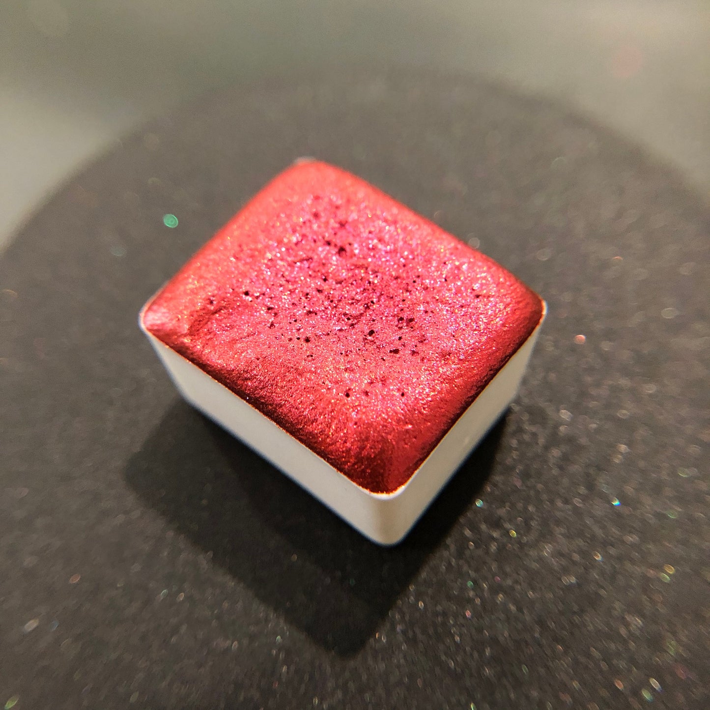 China Red watercolor paints half pans