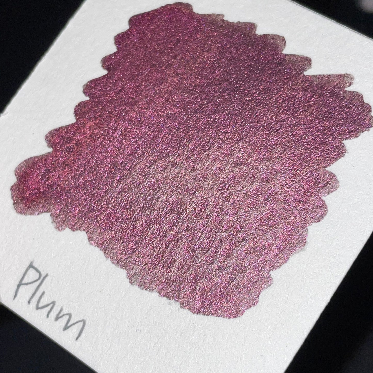 Plum red watercolor paints Half pans