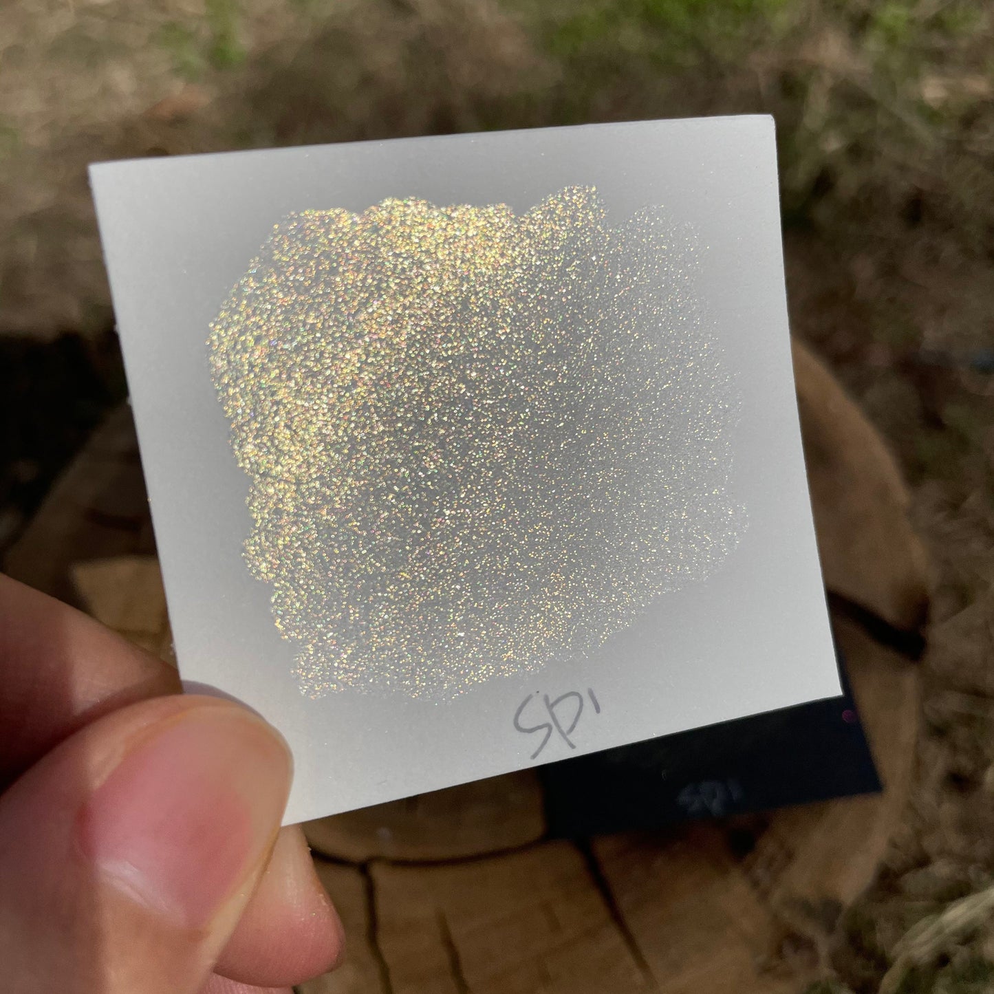 SP1 gold sparkle GDSP watercolor paints Half pans