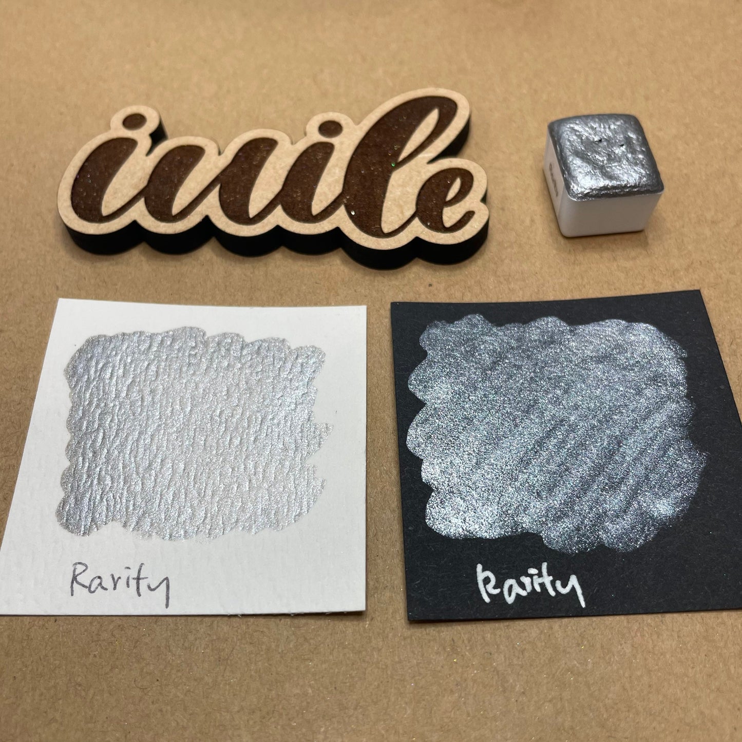 Last Chance! Rarity grey Unicorn Series watercolor paints half pan