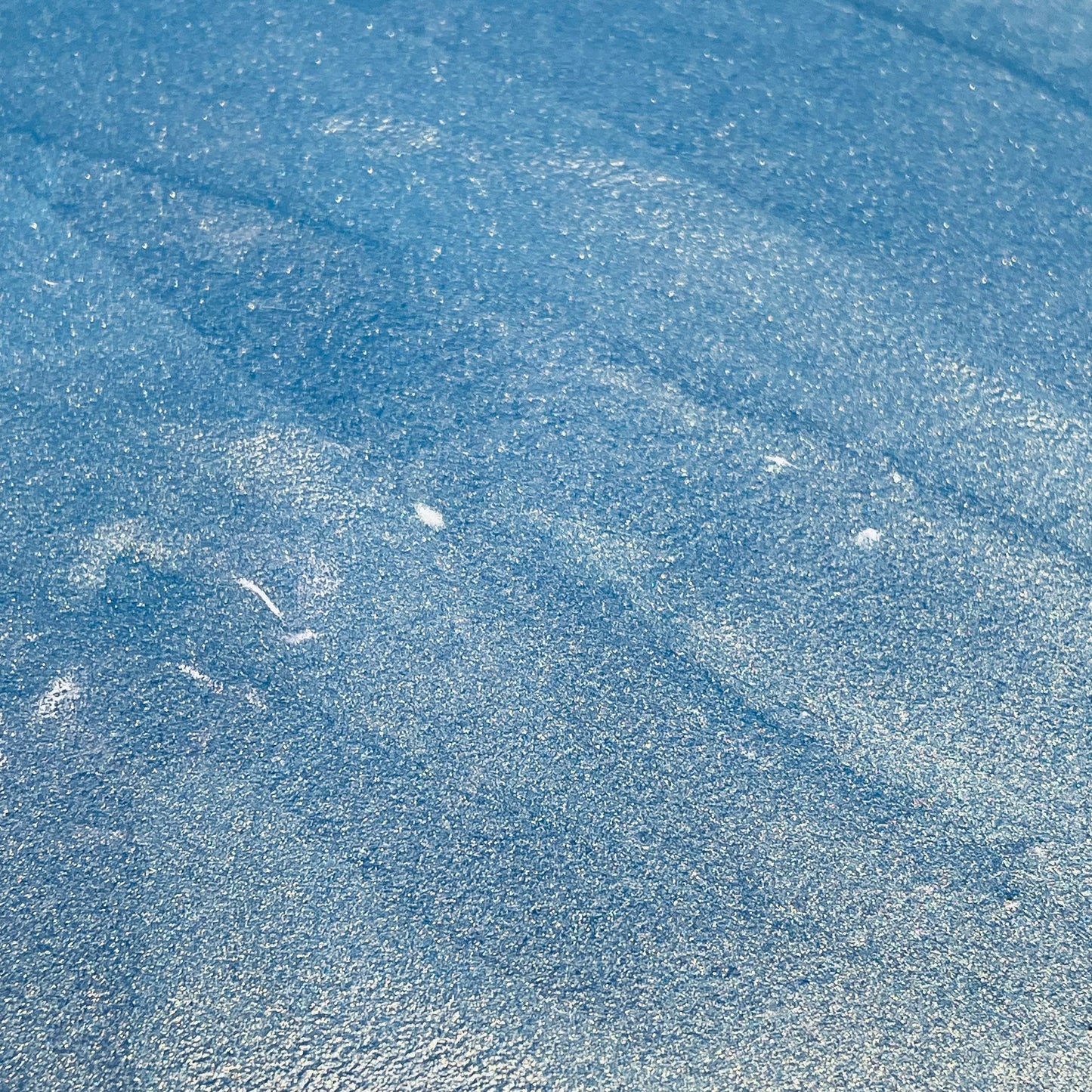 Azure blue watercolor paints Half pan