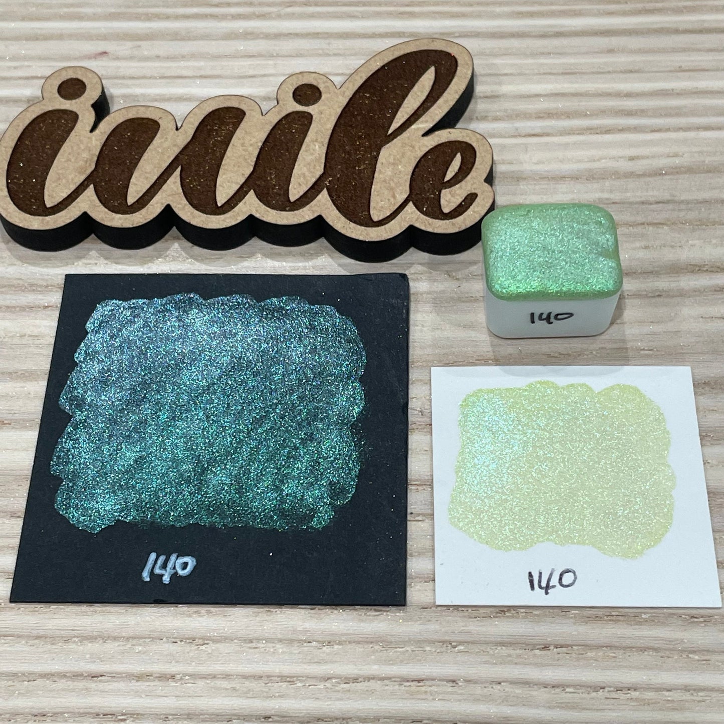 Limited no.140 macaroon half colorshift handmade watercolor paints