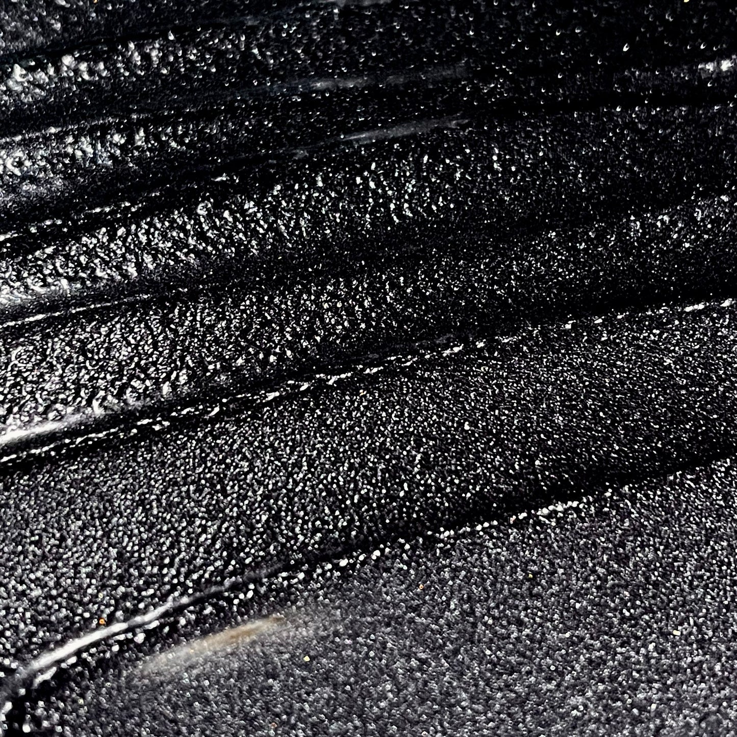 Black Christmas Chrome watercolor paint half pan