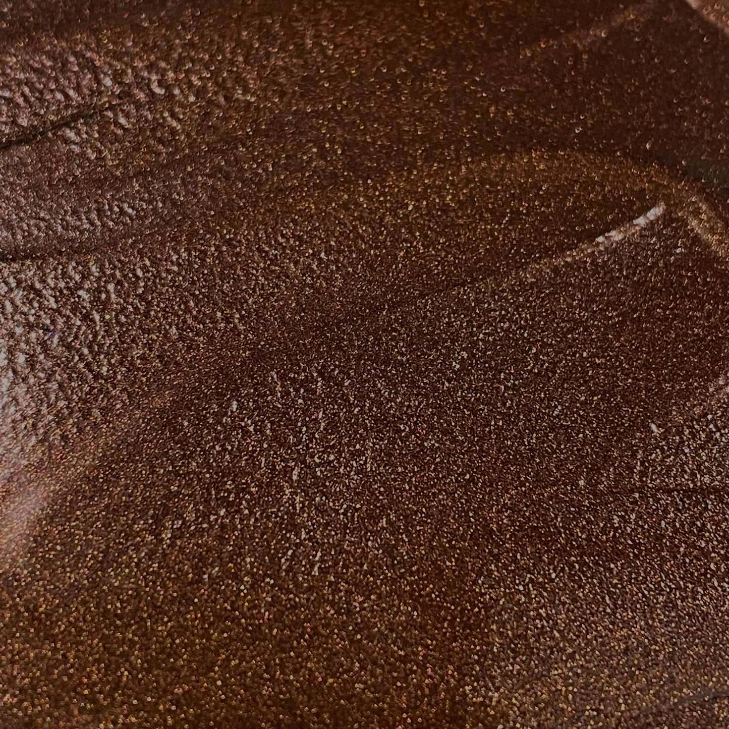 Brown Christmas Chrome watercolor paint half pan