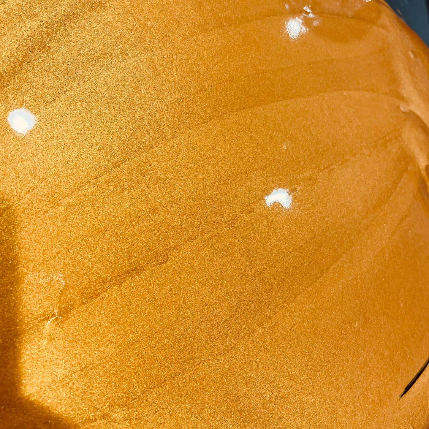 Coin Gold half Handmade shimmer watercolor paints