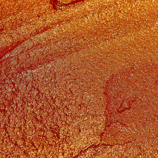 Last Chance! Sun orange Half pan Bling Bling Handmade shimmer watercolor paints