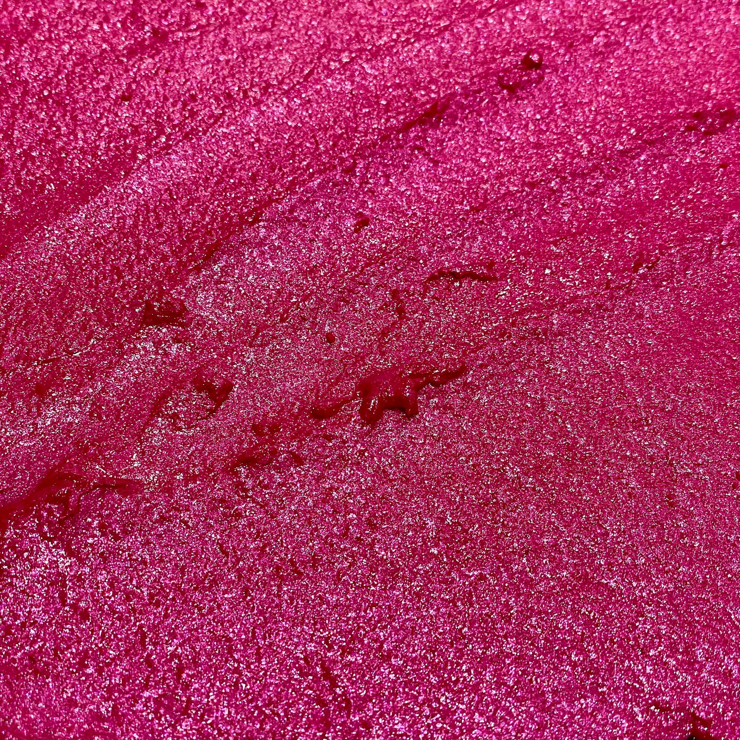 Last Chance! Ruby pink Half pan Bling Bling Handmade shimmer watercolor paints