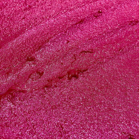 Last Chance! Ruby pink Half pan Bling Bling Handmade shimmer watercolor paints