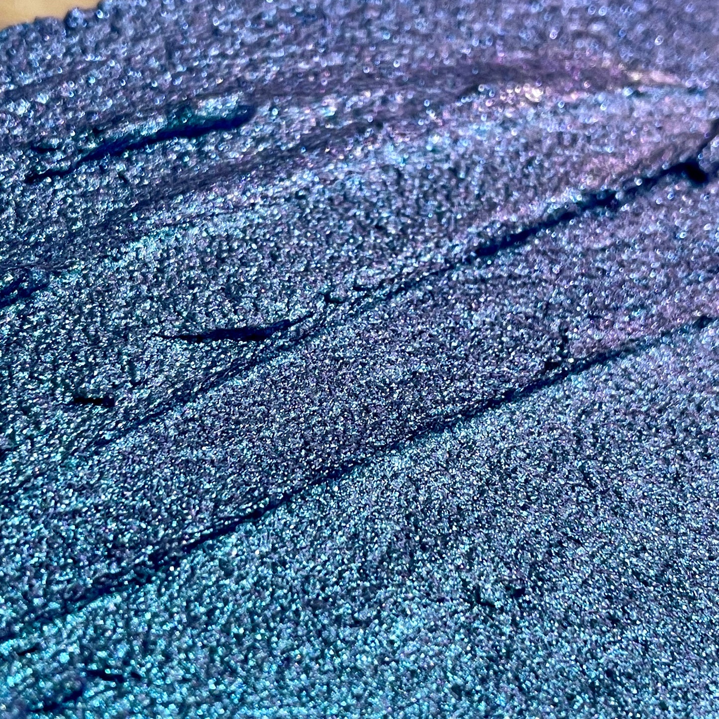 Blueberry blue Half pan Fruits Basket Colorshift Handmade shimmer watercolor paints