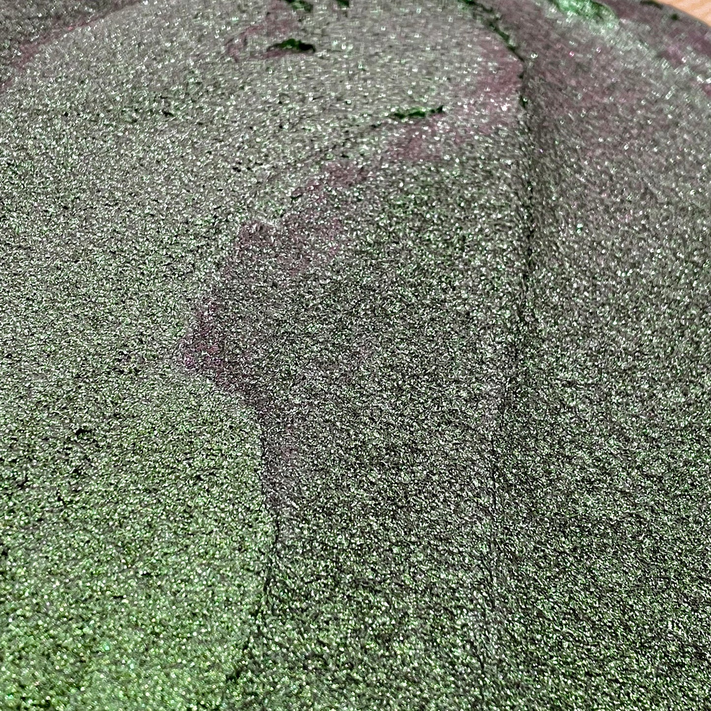 Kiwi green Half pan Fruits Basket Colorshift Handmade shimmer watercolor paints