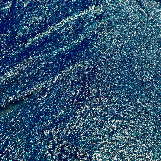 Last Chance! Opal teal Half pan Bling Bling Handmade shimmer watercolor paints