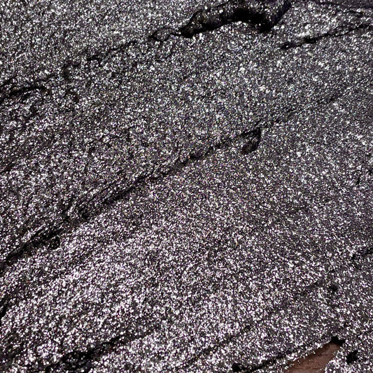 Last Chance! Crystal grey Half pan Bling Bling Handmade shimmer watercolor paints