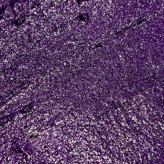 Last Chance! Blue Violet purple Half pan Bling Bling Handmade shimmer watercolor paints