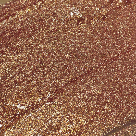 Last Chance! Silk pink Half pan Bling Bling Handmade shimmer watercolor paints