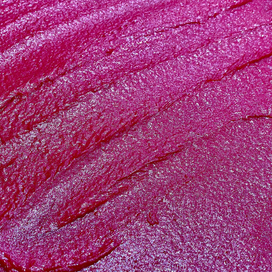 Last Chance! Flamingo pink Half pan Bling Bling Handmade shimmer watercolor paints