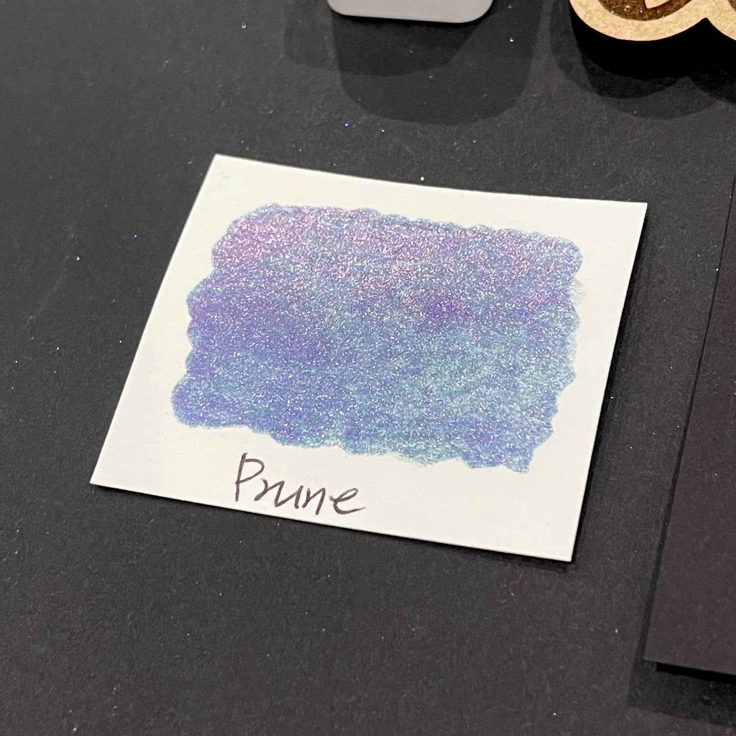 Prune purple Half pan Fruits Basket Colorshift Handmade shimmer watercolor paints