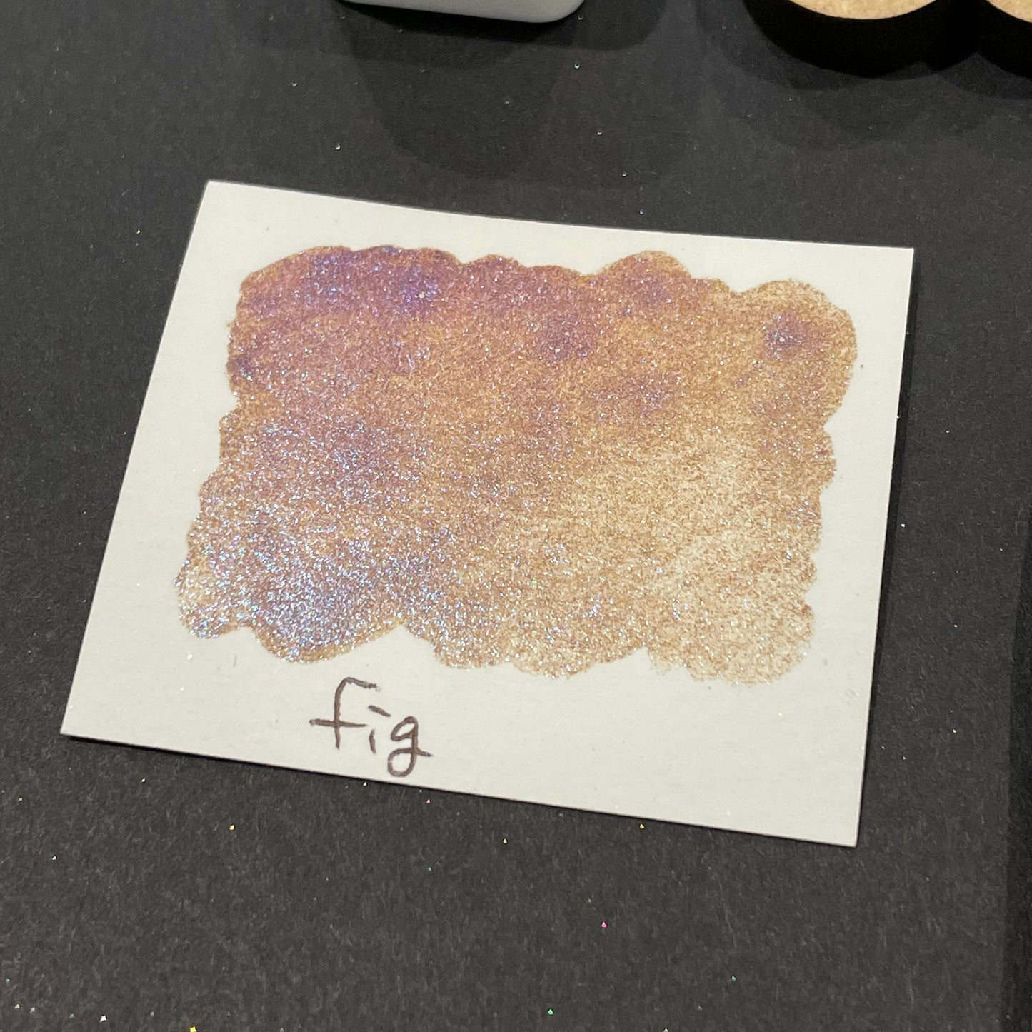 Fig purple Half pan Fruits Basket Colorshift Handmade shimmer watercolor paints