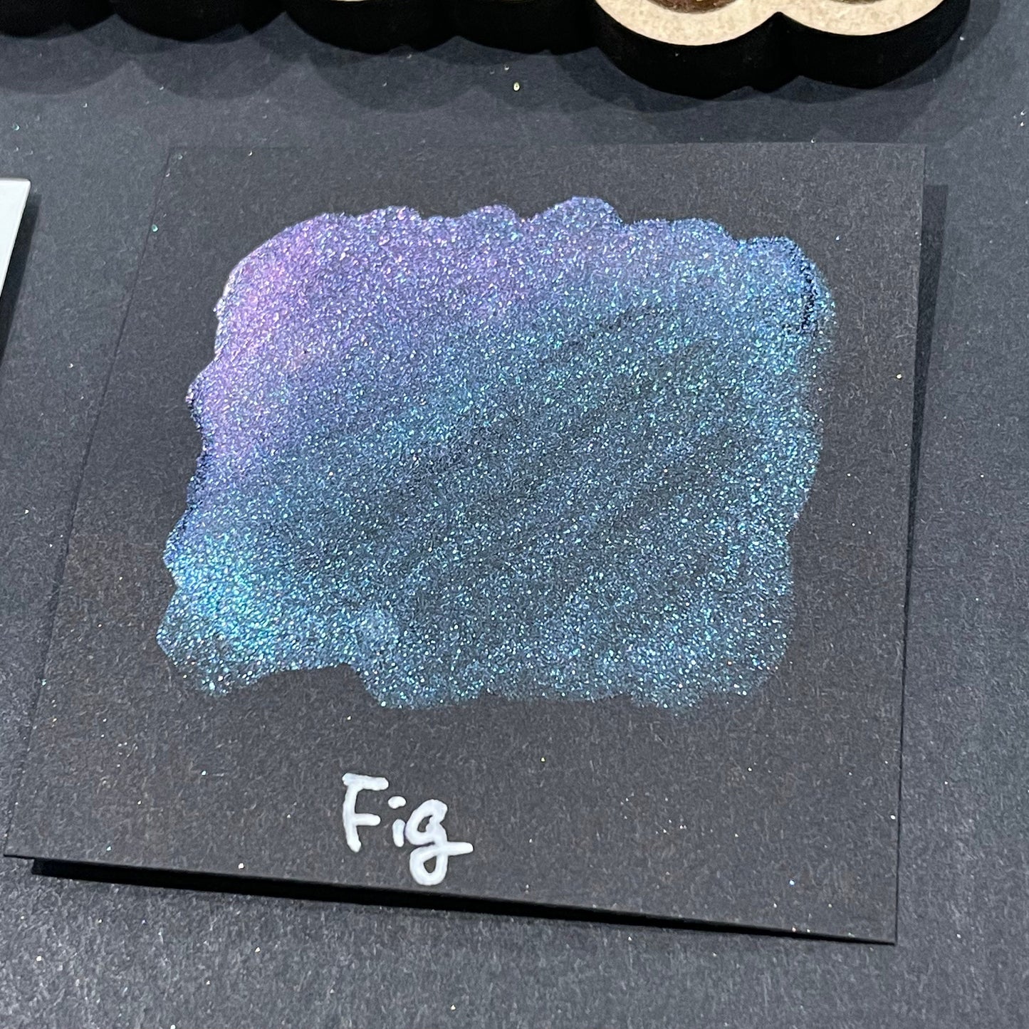 Fig purple Half pan Fruits Basket Colorshift Handmade shimmer watercolor paints