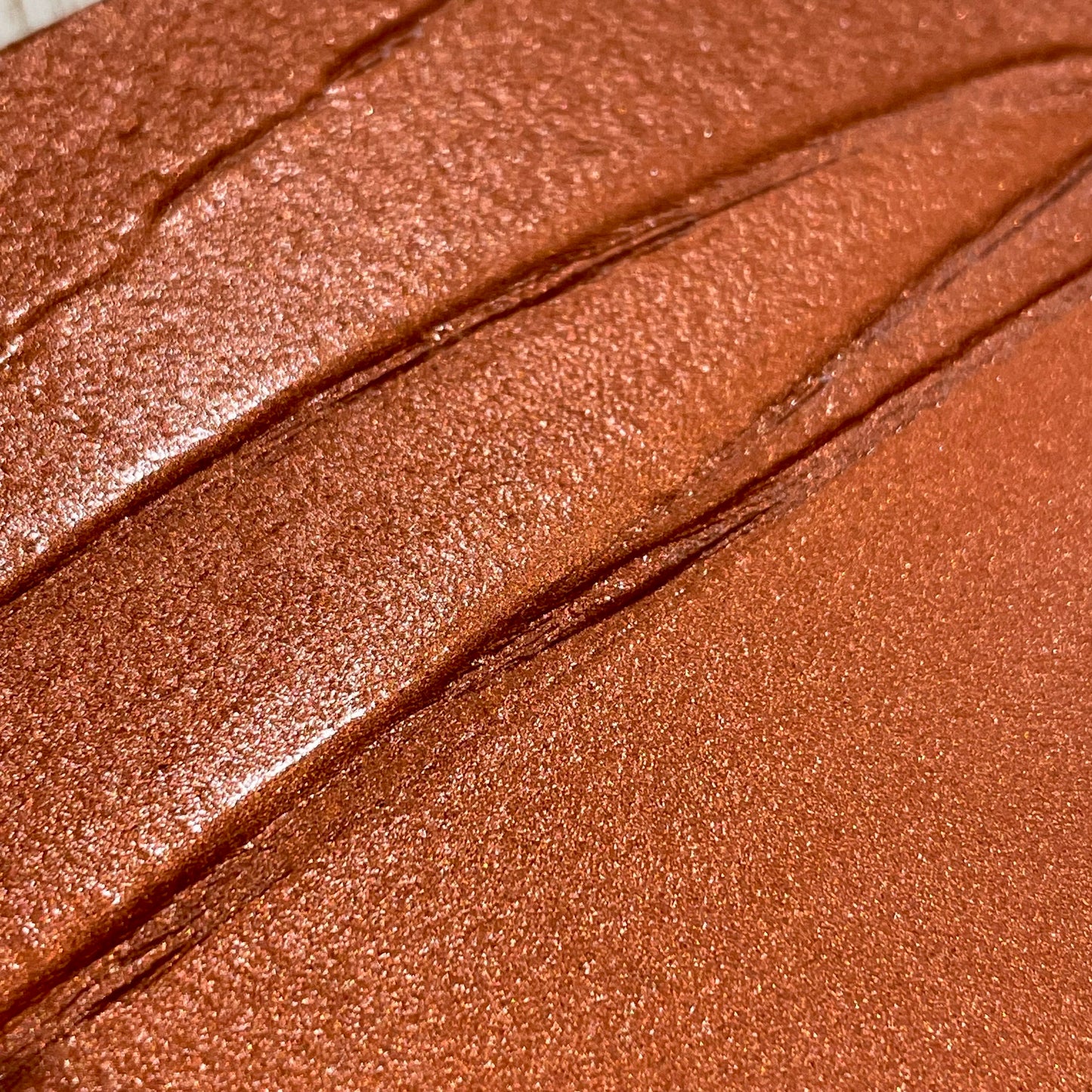 Satin penny red watercolor paints half pan