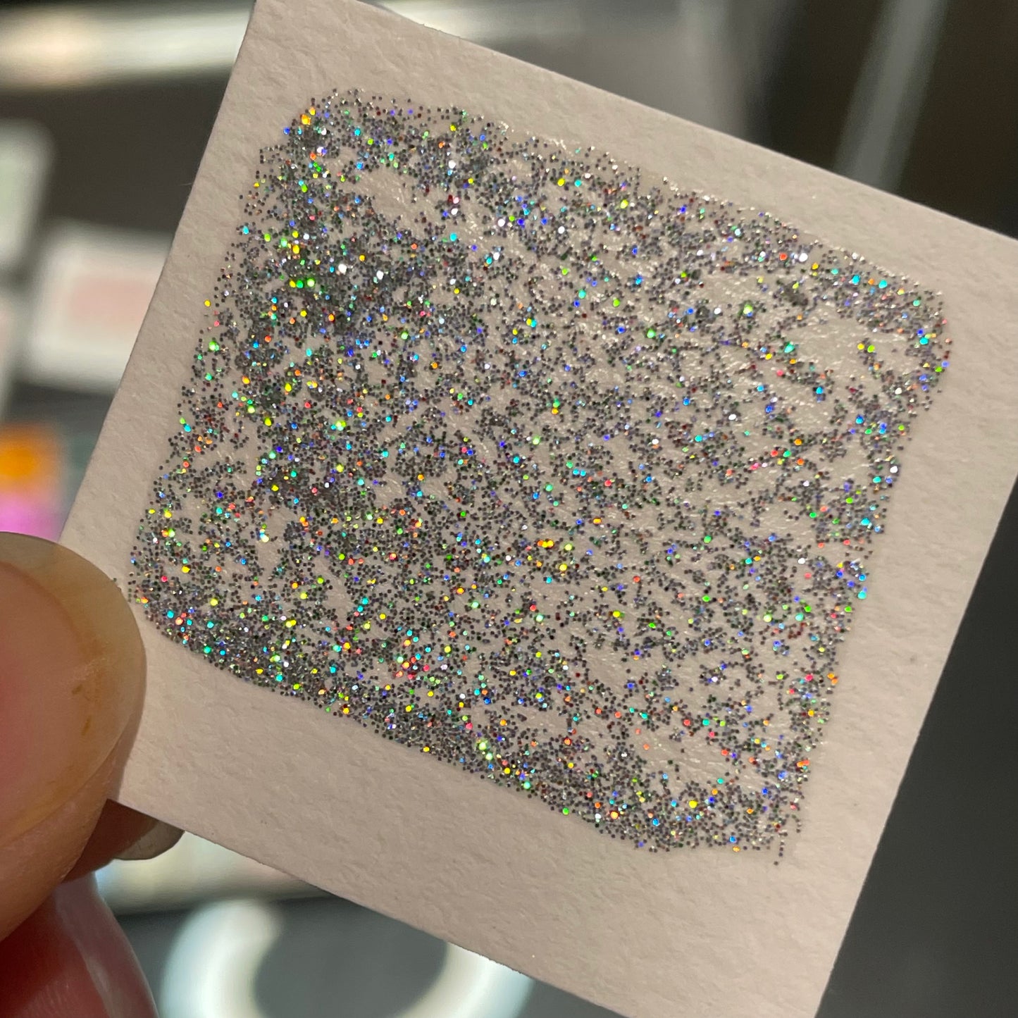 Galaxy set for Handmade Chunky Holo glitter watercolor paints half pans in Tin case