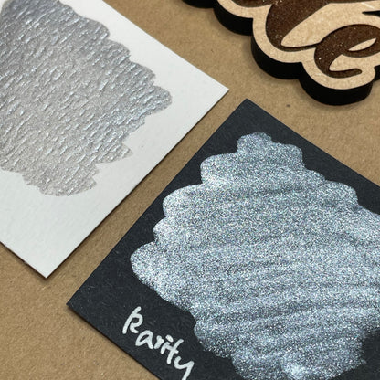 Last Chance! Unicorn Dot Card Tester Sampler Watercolor Shimmer Glittery Paints