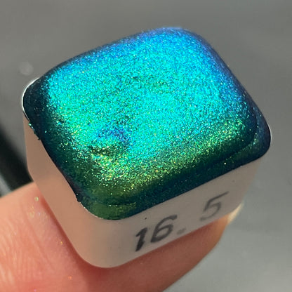 Last Chance! Quarter No.16.5 Handmade Chameleon Super Color Shift Shimmer Watercolor Paintsopy)