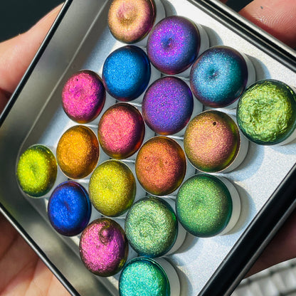 last chance! Button Vol.1 Master Mini Set Handmade Color shift watercolor paints