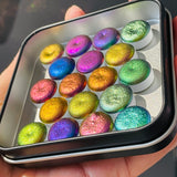 Button Vol.1 Master Mini Set Handmade Color shift watercolor paints