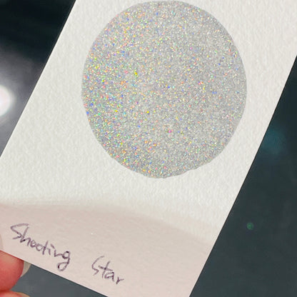 Limited Shooting Star Hologram Handmade Glittery Shimmer Watercolor Paint