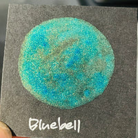 Bluebell Flower Field Series Handmade Shimmer Mica Glitter Watercolor Paints