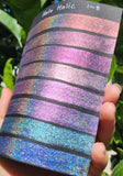 Quarter Holoholic Set {{first layer only}} Hologram Chrome Handmade Shimmer Glitter Watercolor Paint