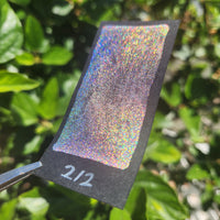 Dot Card Perfection Set Hologram Super Color Shift Chrome Handmade Shimmer Glitter Watercolor Paint