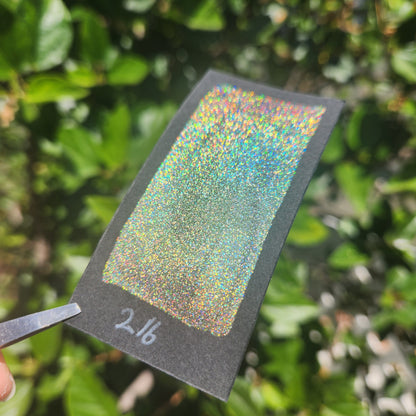 No.216 Perfection Half Pan Handmade Color Hologram Super Color Shift Chrome Watercolor Paints by iuilewatercolors