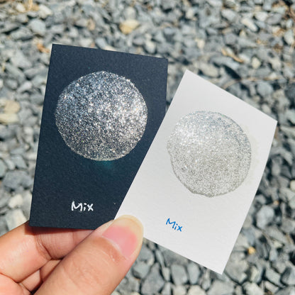 Mix Diamond Sparkle glitter Handmade watercolor paints