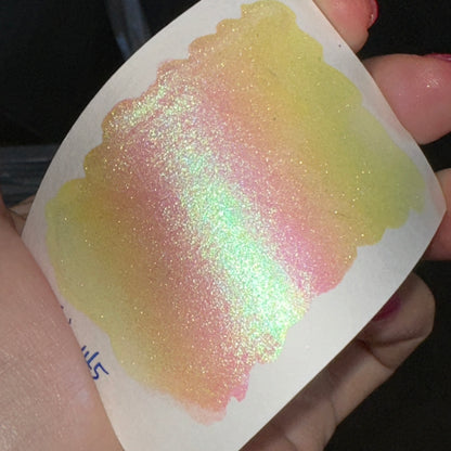 No.145 Fairy half /quarter/Button colorshift handmade watercolor paints