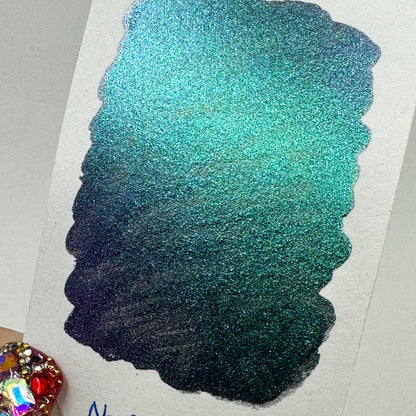 No. 23 Pearl color shift watercolor paint Half/Quarter/Mini