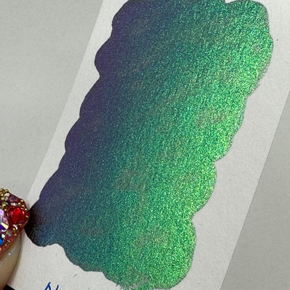 No. 24 Pearl color shift watercolor paint Half/Quarter/Mini