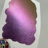 No. 28 Pearl color shift watercolor paint Half/Quarter/Mini