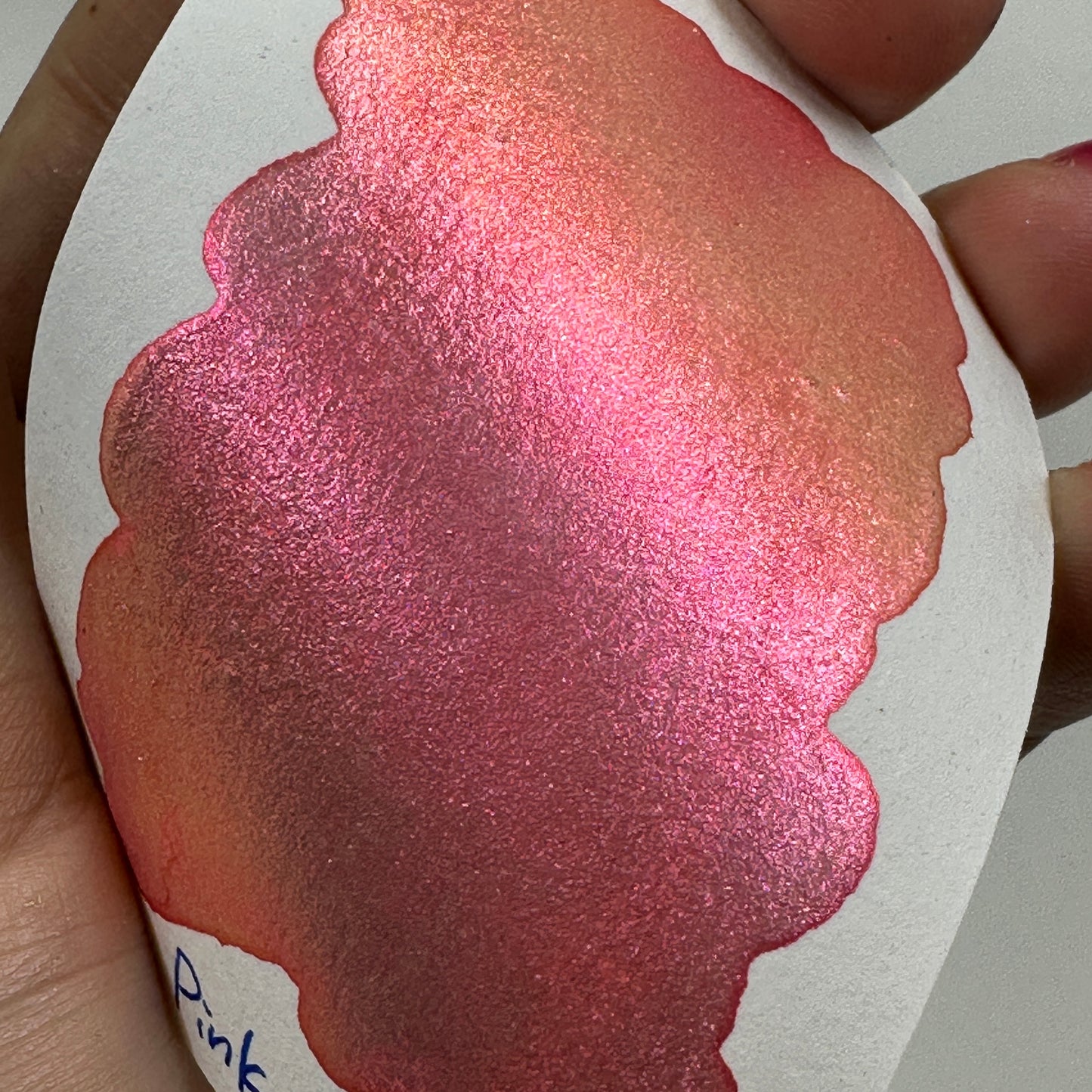 Pink Rainbow Super Color Shift Handmade Shimmer Watercolor Paint