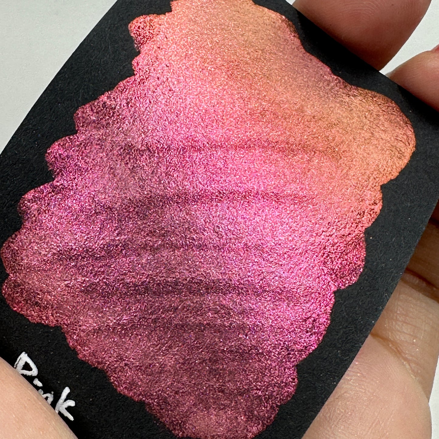 Pink Rainbow Super Color Shift Handmade Shimmer Watercolor Paint