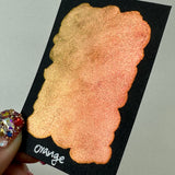 Orange Rainbow Super Color Shift Handmade Shimmer Watercolor Paint