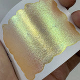 Yellow Rainbow Super Color Shift Handmade Shimmer Watercolor Paint