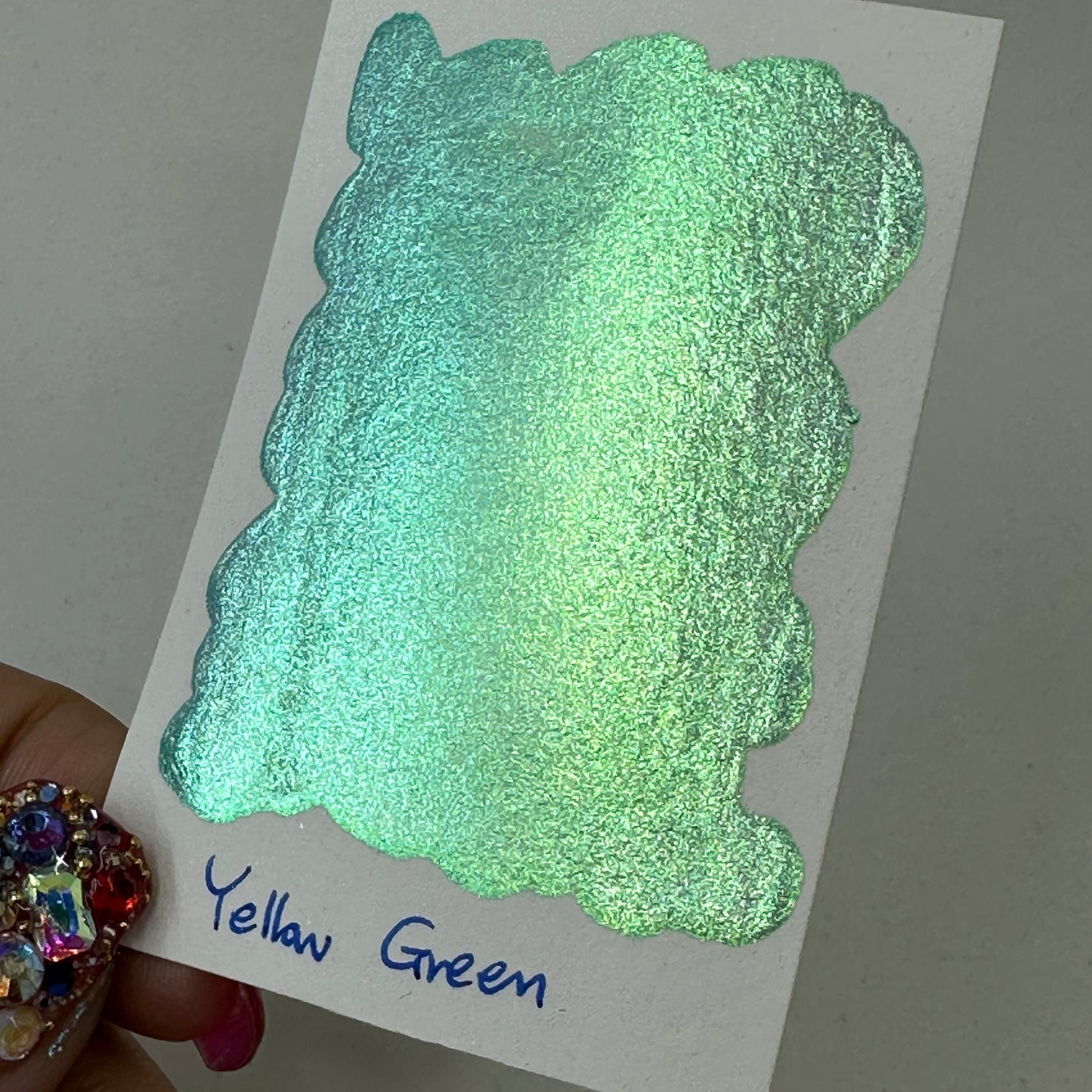 Y.Green Rainbow Super Color Shift Handmade Shimmer Watercolor Paint