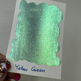 Y.Green Rainbow Super Color Shift Handmade Shimmer Watercolor Paint