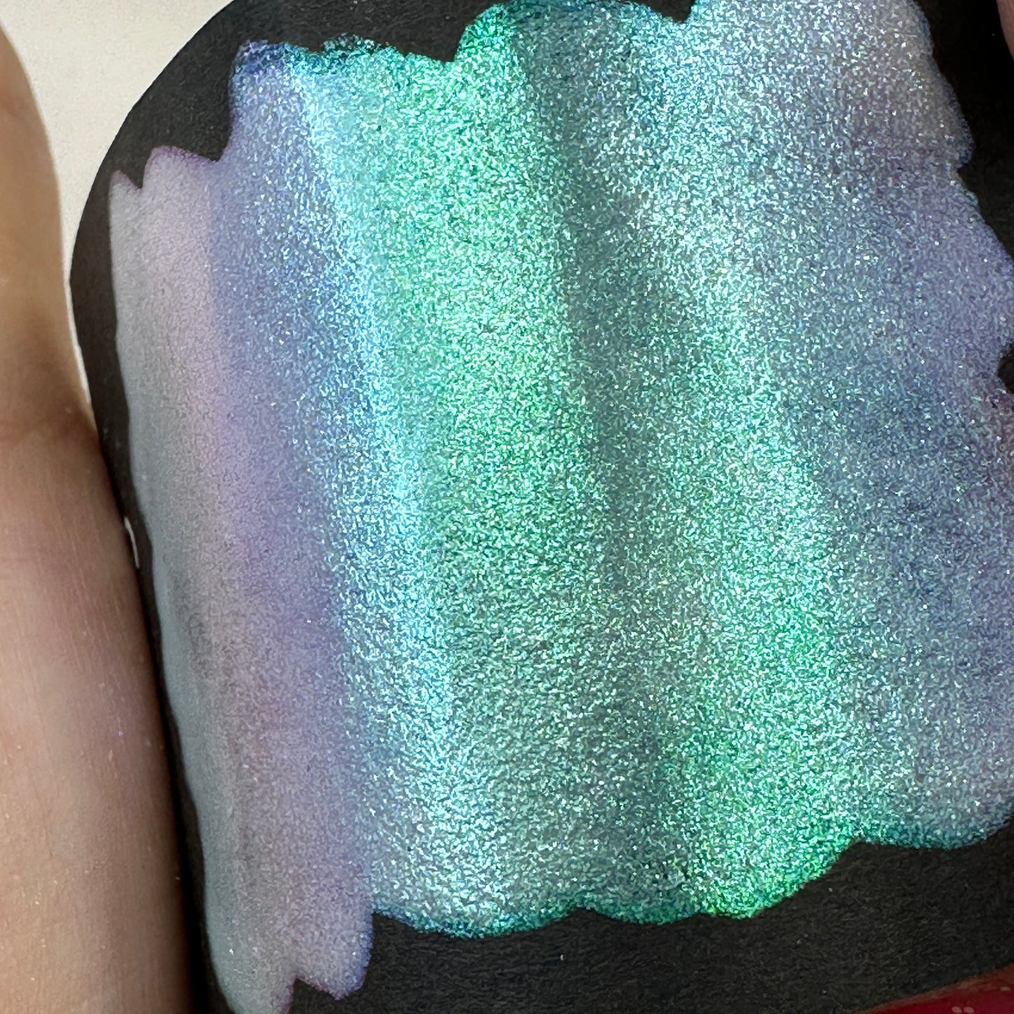 Green Rainbow Super Color Shift Handmade Shimmer Watercolor Paint