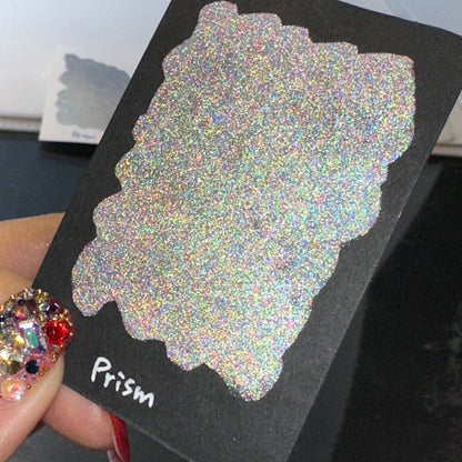New Hologram Dot Card Tester Sampler Watercolor Shimmer Glittery Paints
