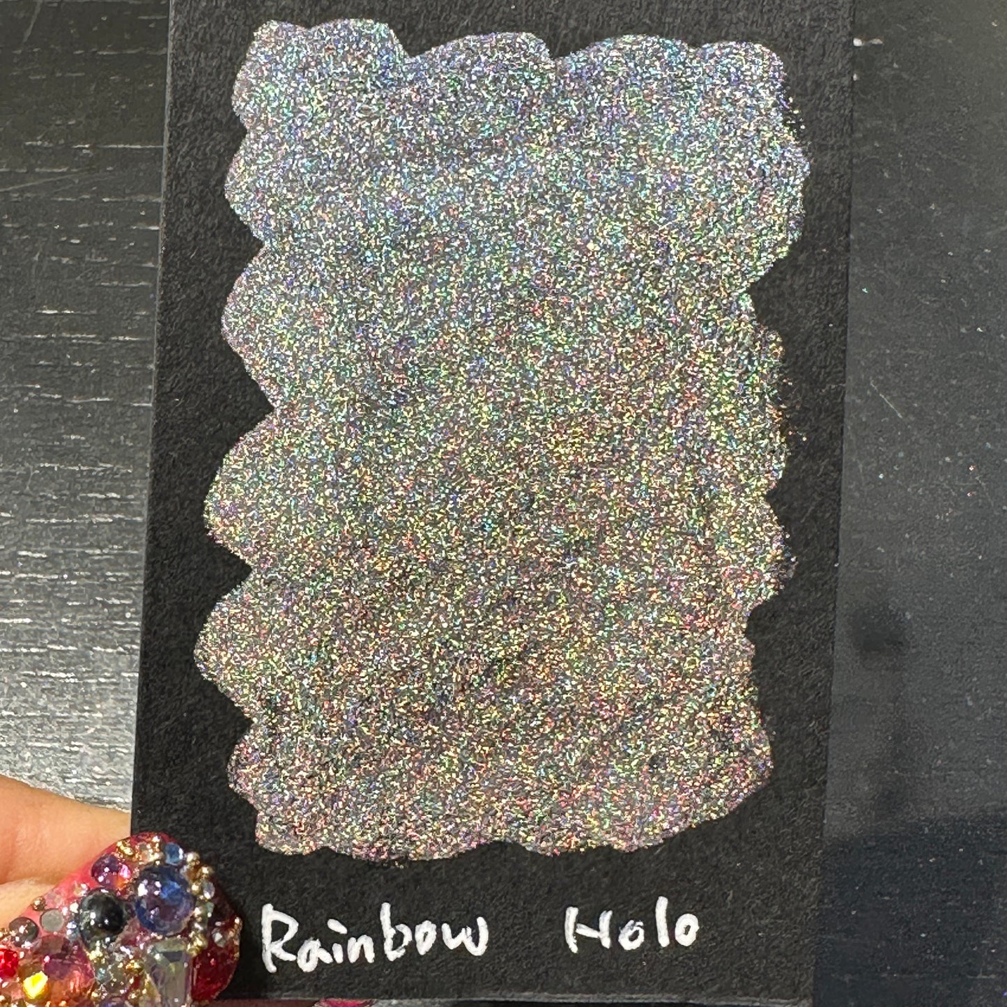 Rainbow Holo Handmade watercolor paints holographic Full/Half/Quarter/Button pan