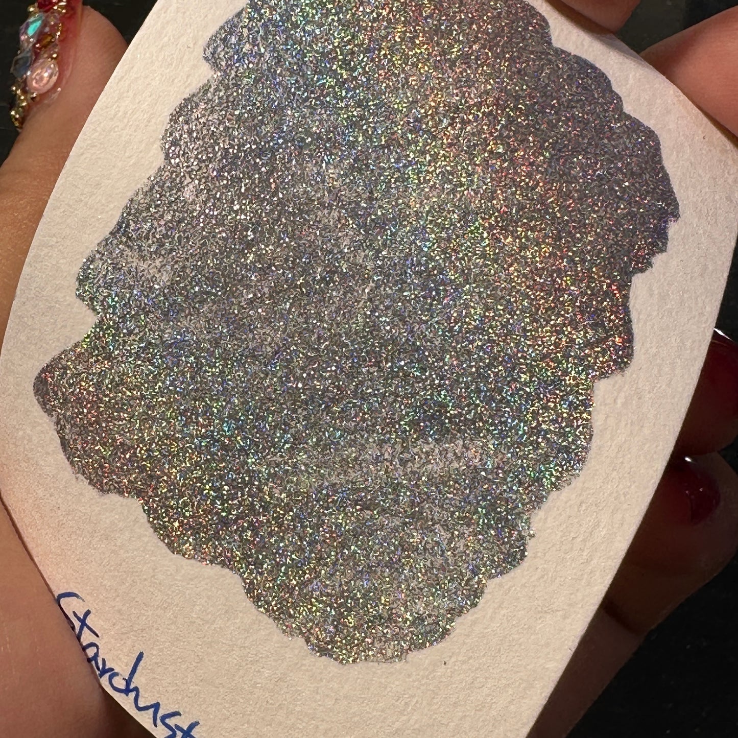 Stardust Handmade watercolor/Acrylic paints holographic Half/Quarter pan