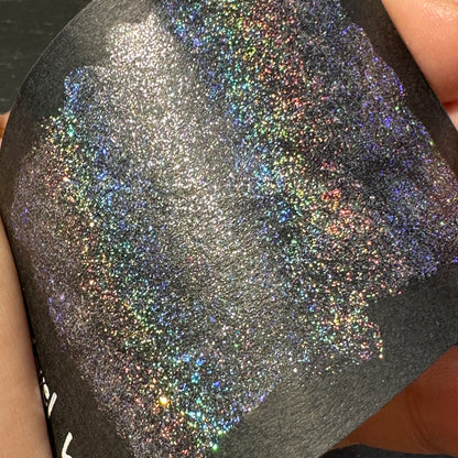 New Hologram Dot Card Tester Sampler Watercolor Shimmer Glittery Paints