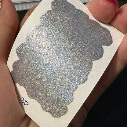 3D Holo Handmade watercolor paints holographic Half/Full pans